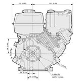 Kawasaki FJ180D 5.5HP Petrol Engine KAWASAKI