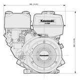 Kawasaki FJ180D 5.5HP Petrol Engine KAWASAKI